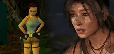osael - Lara Croft kiedyś i dziś. #tombraider