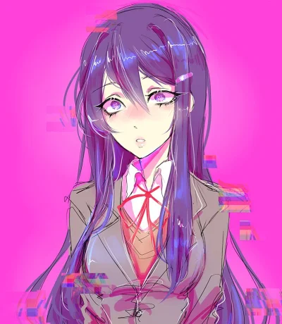 Smuffiasty - #randomanimeshit #dokidokiliteratureclub #yuri #schoolgirl #blushedface