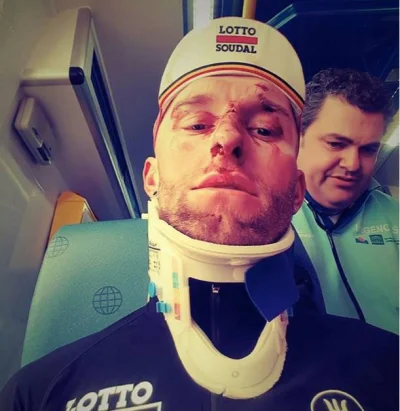 sargento - #kolarstwo
Ktoś potrącił Tomasza Marczyńskiego na treningu. 
Link z FB
