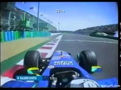 jaxonxst - Okrążenie Kimiego Raikkonena w Sauberze w sezonie 2001 podczas treningu na...
