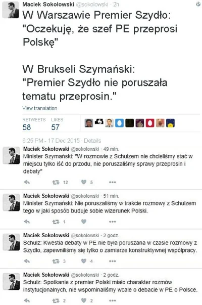 tomyclik - #polityka #szydlo #schultz #pis #neuropa #4konserwy 


Szydło: kilka dn...