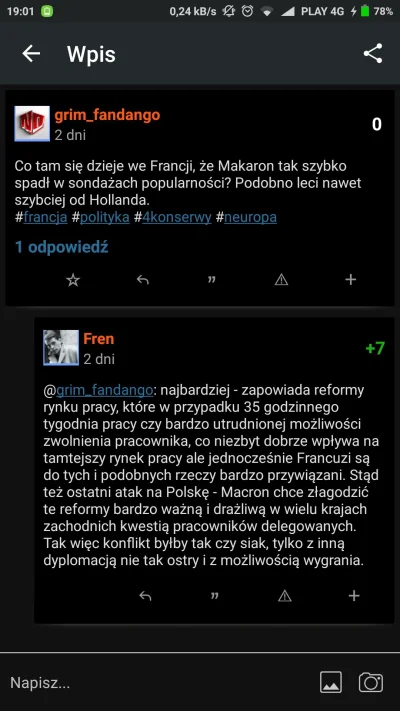 M.....n - @grimfandango Zresztą, pamiętam, że dostałeś już odpowiedz nt. Macrona. Jak...