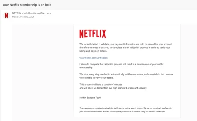 soxn - Dostałem e-maila z prawilnego adresu netflixa (tak mi powiedział typ na suppor...