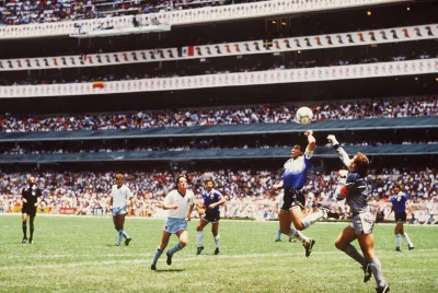 angelo_sodano - Diego Armando Maradona - "Ręka Boga", mecz ćwierćfinałowy - Anglia vs...