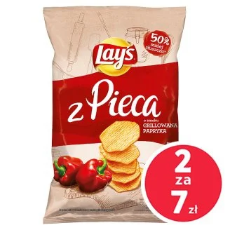 blueray - Lay's prosto z pieca: ostatnio zmienili szatę graficzną opakowania, masa za...