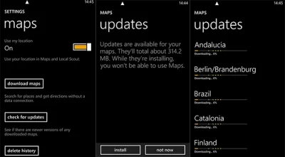 Tungsten - Na Windows Phone mapy offline są wbudowane w natywną apkę. Chodzi bardzo f...