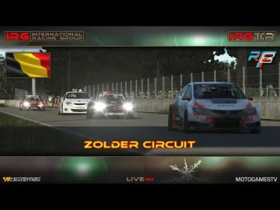 IRG-WORLD - rFactor 2 – IRG TCR 2018 – Race of Zolder - LIVESTREAM
https://youtu.be/...