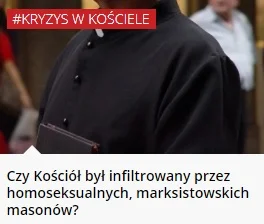 saakaszi - Kto przebije? pch24.pl: Czy Kościół był infiltrowany przez homoseksualnych...