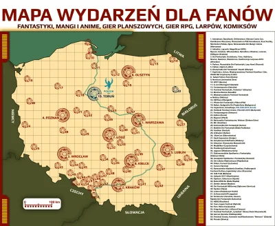 jast - Mapa polskich konwentów 
#fantastyka #konwent #manga #grybezpradu #rpg #larp ...