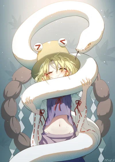 bakayarou - #randomanimeshit #touhou #suwakomoriya #animeart #pixiv #anime #