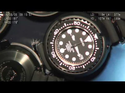 dk - Oglądałem filmik, jak Seiko wysłało w głębiny 2 te same modele zegarków Prospex ...