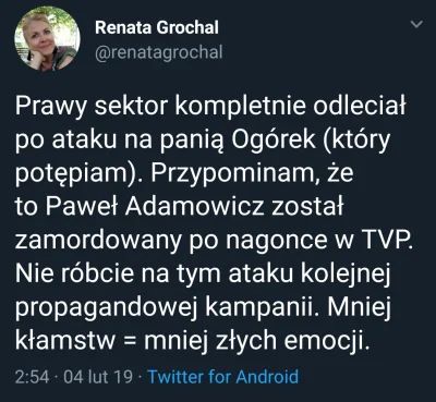 w.....s - #polityka #adamowicz #magdalenaogorek

Niech napisze wprost, że to Kaczyń...
