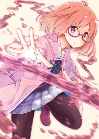 x.....c - #randomanimeshit #miraikuriyama #kyoukainokanata #meganekko