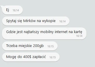 p.....k - #internet #mobilny #kiciochpyta znajomy przyjeżdża z Usa i ten tego taka sy...