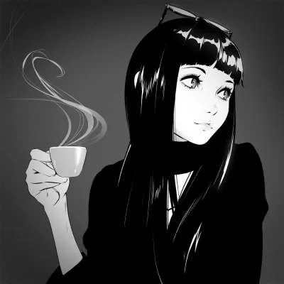 Azur88 - #randomanimeshit #anime #originalcharacter #longhair #blackhair #greyeyes #c...