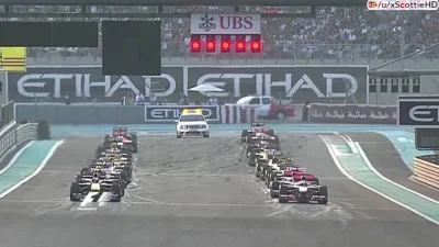 P.....z - Abu Dhabi, rok 2010. 
Ostatni wyścig sezonu. W grze o mistrzostwo jest wci...