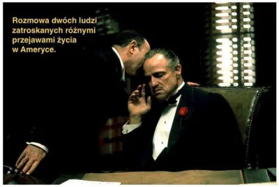 n.....o - I tak wolałbym Vito Corleone jako premiera, niż tego tam Donalda T.

#afera...