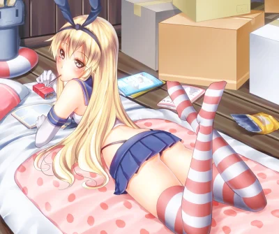 Azur88 - #randomanimeshit #kantaicollection #shimakaze #longhair #blonde #silverhair ...