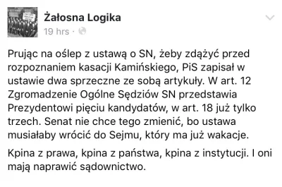 ish_waw - Żeby uchwalać ustawę z oczywistym błędem nie poprawiając go mimo posiadania...