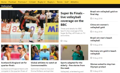 offca - tak wyglada strona sportowa BBC po wybraniu zakładki siatkówka 
SPOILER

#...