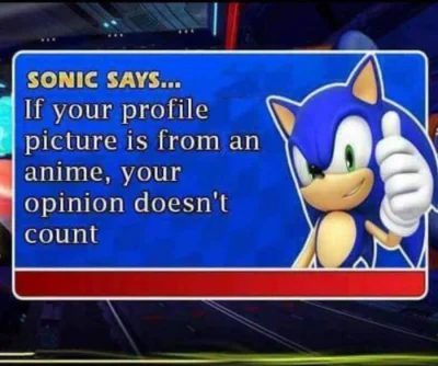 TymRazemNieBedeBordo - Sonic ma rację