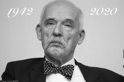 Ripper - Smutna informacja. W wieku 77 lat zmarzł Janusz Korwin Mikke. 


#konfederac...