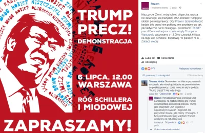 K.....m - Oho, Razem wspiera inicjatywę Putina i chce pozbyć się Amerykanów z Polski....