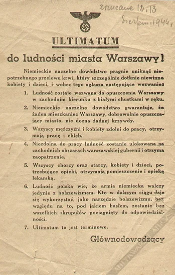 j.....a - 10 sierpnia 1944 - 10 dzień Powstania

czwartek



Na Warszawę spadły niemi...