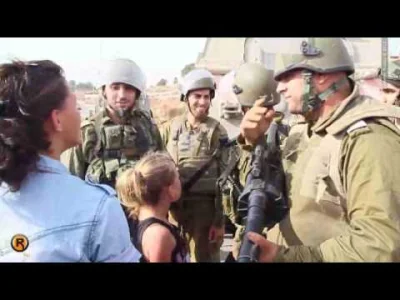 johanlaidoner - Palestyńskie dziewczynki vs. izraelscy żołnierze w odwiecznym arabsko...