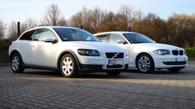 mattcabb - Miałem wczoraj okazję, aby porównać moje #Volvo C30 do #BMW serii 1. Siost...