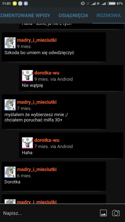 dorotka-wu - @madryimieciutki taaa pokaż całą a nie xDDD przez 3 miesiące pisać dla ś...