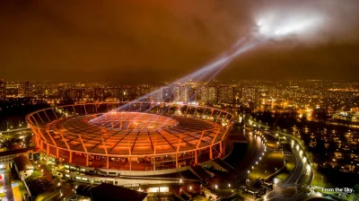 wojtasu - Zarządcy Stadionu Śląskiego próbujący ściągnąć ufo zza światów, rok 1973, k...