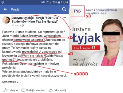 Aleis - Dla beki ktoś zrobił wydarzenie "500+ Dla Studentów- Nam Też Się Należy!". Oc...