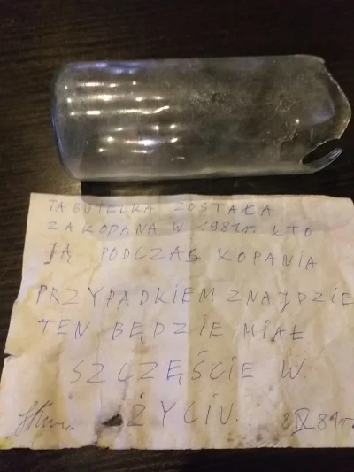 JezelyPanPozwoly - #ciekawostki #krynicamorska #feels
List z butelki odkopany po pra...