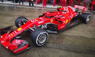 MasterGrubaster - Ferrari z nowymi naklejkami
#f1