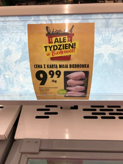 d___ - Czołem mirki. Przez dwa dni (30 i 31 sierpnia) w biedrze promo na kurczaka w d...