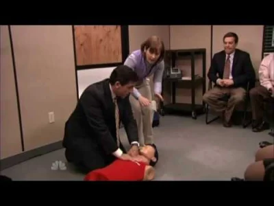 Synekdocha - Legendarna scena z The Office - resuscytacja w wykonaniu Dwighta ( ͡° ͜ʖ...