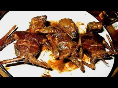 K4rpik - Moja dzisiejsza kolacja, nietoperz marynowany, obsmażony w bułce, sól 
#diet...