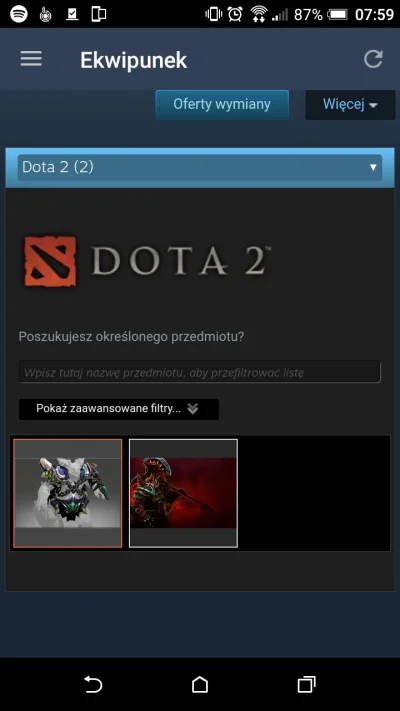 S.....r - Zamienie skiny 2 do Doty i 3 do CS #wymianazwykopem #trade #csgo #dota2 
W ...