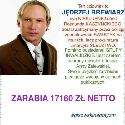 zakowskijan72 - @meretz: Potwierdzam tę informację, pracuje razem z Jędrzejem Brewiar...