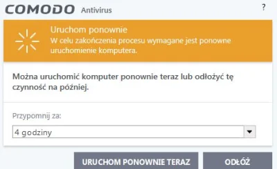 Vanni - @Vanni: Comodo z kolei chciałby restartować komputer kilka razy dziennie.