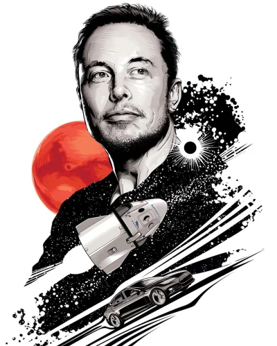 anon-anon - Obrazek na ścianę ;)

Źródło
 An illustration of Elon Musk that I did s...