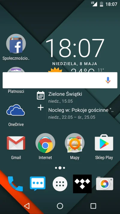 Krupier - Ktoś ma pomysł dlaczego po włączeniu Google now wyszukiwarka przesuwa mi si...