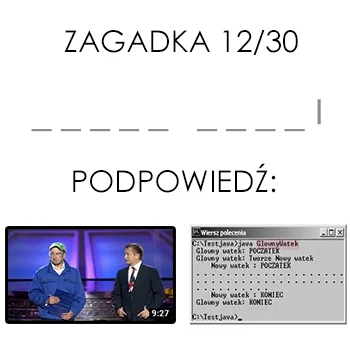 FHA96 - # 12/30 - Powodzenia!

PRAWIDŁOWĄ ODPOWIEDŹ ZAGADKI NR 11 TO: WPADKA (Gratu...