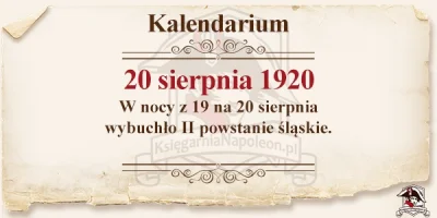 ksiegarnia_napoleon - #slask #powstaniaslaskie #kalendarium