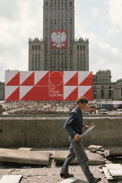 Sparrowxxx - "40 lat Polski Ludowej" - świetny plakat i design.
