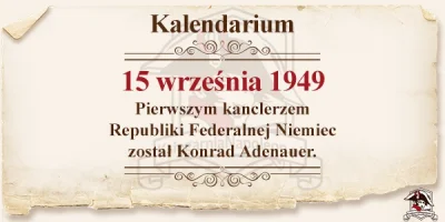 ksiegarnia_napoleon - #rfn #konradadenauer #kanclerz #kalendarium