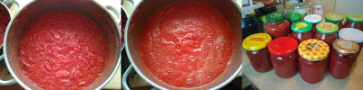 Naku - Skończyłem przerabiać 15 kg pomidorów lima na pasattę / przecier pomidorowy. 5...