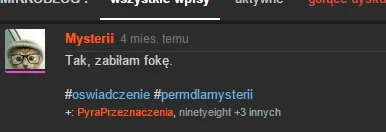 Bartek404 - @Mysterii: i tak wszyscy znają prawdę. Sama się tym pochwaliłaś na mirko.