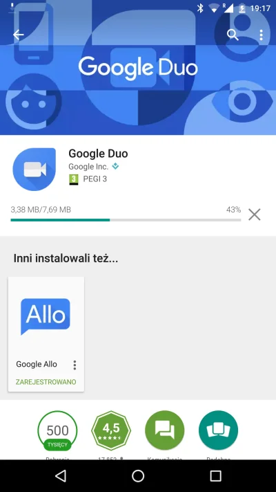 dokumentydorejestracji - No, to zobaczymy co ten #google
#android #duo